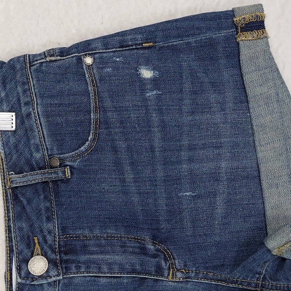 Paige Distressed Jimmy Jimmy Denim Jean Short Size 27 - Picture 4 of 14
